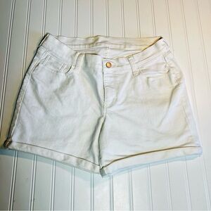 Old Navy White Denim Shorts Womens Size 6 Regular